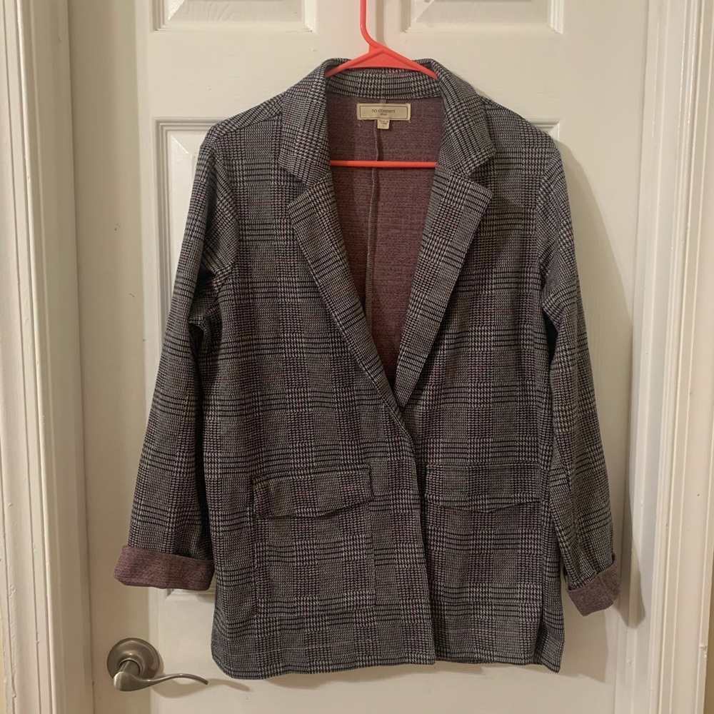 Plaid Blazer